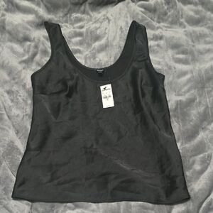 Express Black Satin Camisole Top